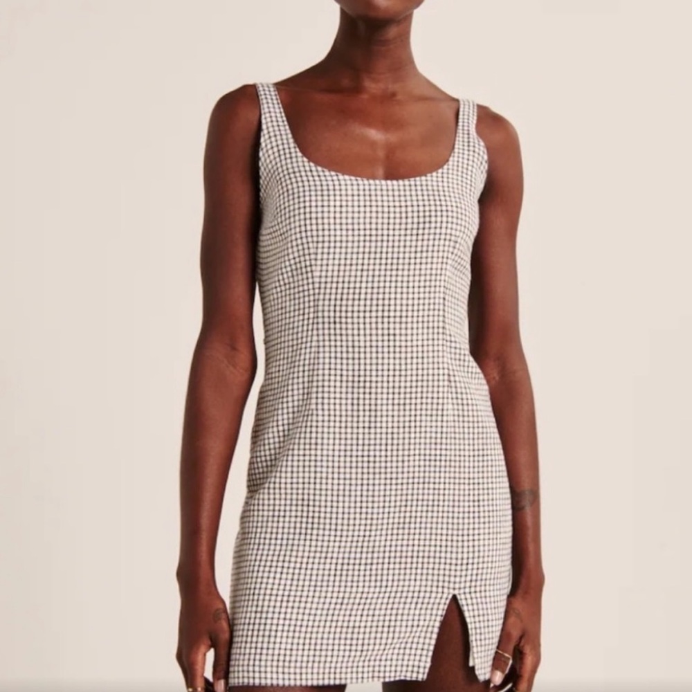 Abercrombie | Gingham Tie Back Dress